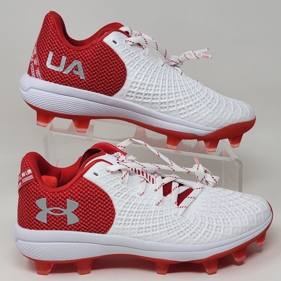 Under Armour Women's UA Glyde 2 MT TPU Softball Cleats 3026603-101 Size 8.5 New - Picture 2 of 11